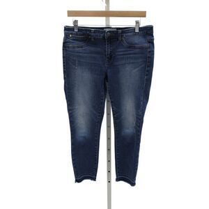Henry & Belle Womens Ankle Cropped Dark Blue High Rise Jeans Size 30